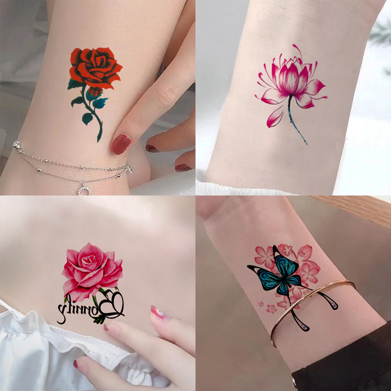 🦋Autocollants de tatouage 3D tendance (10 pièces)